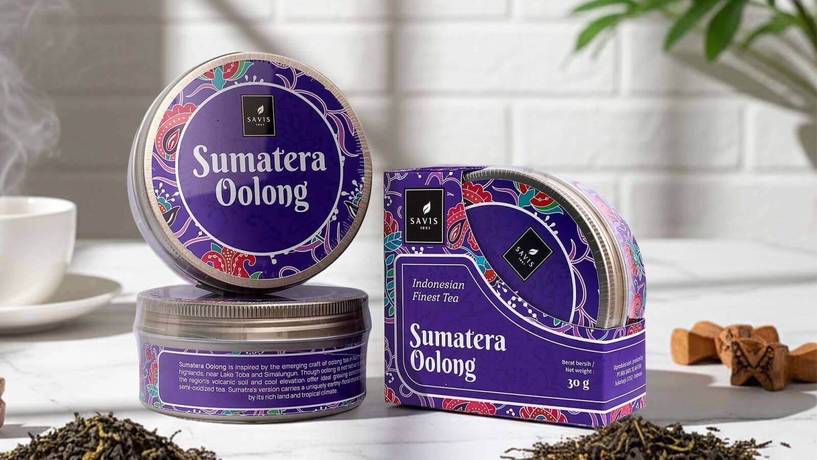 BATIK TEA SERIES SAVIS TEA PREMIUM - SUMATERA OOLONG