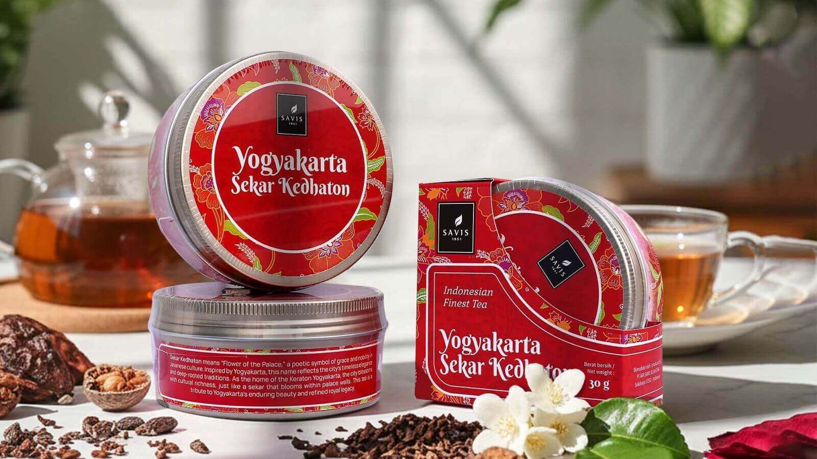 BATIK TEA SERIES SAVIS TEA PREMIUM - YOGYAKARTA SEKAR KEDHATON