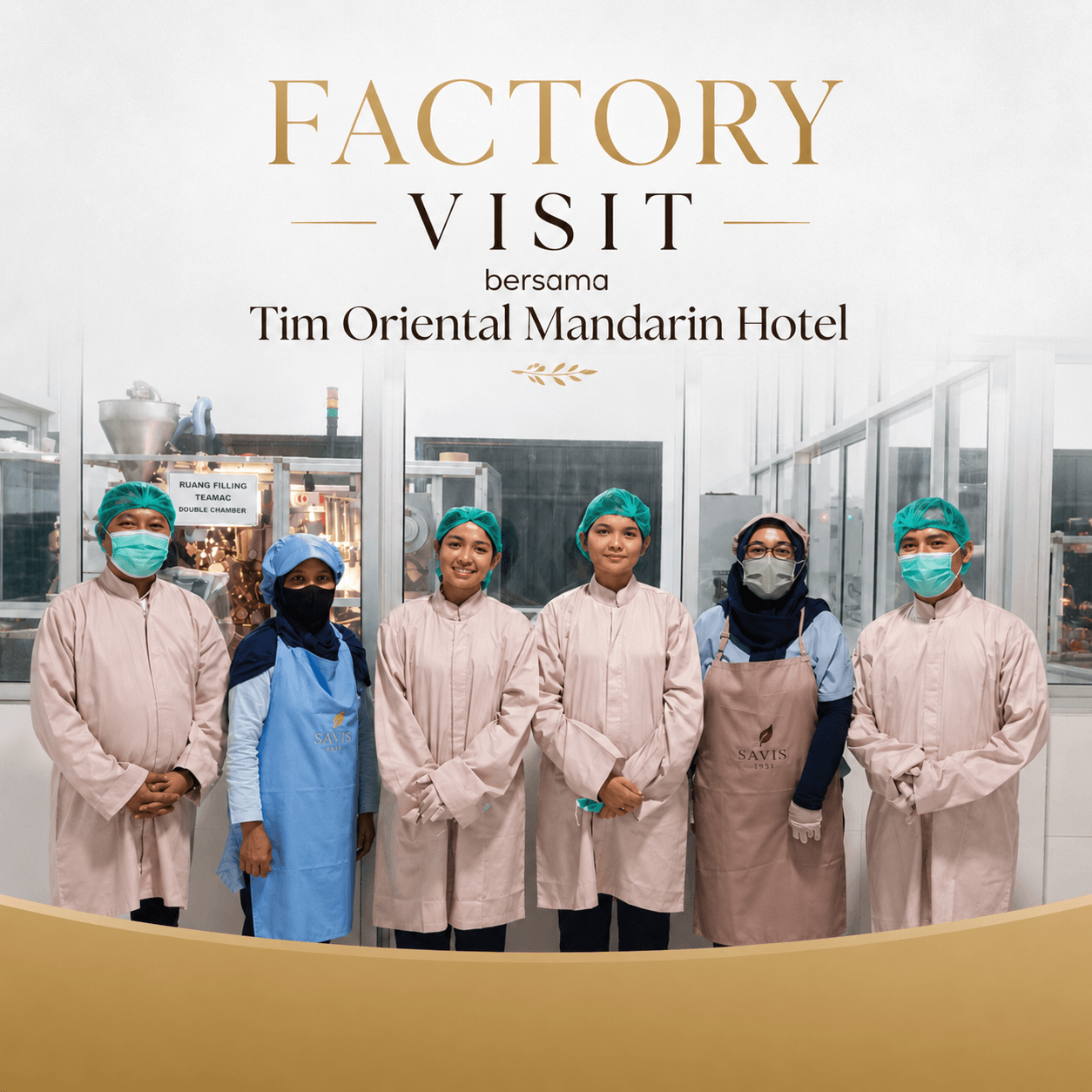 Oriental Mandarin Hotel Team Visits Our Production Facility  Description: